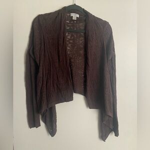 LOFT Women's Chocolate Brown Cardigan